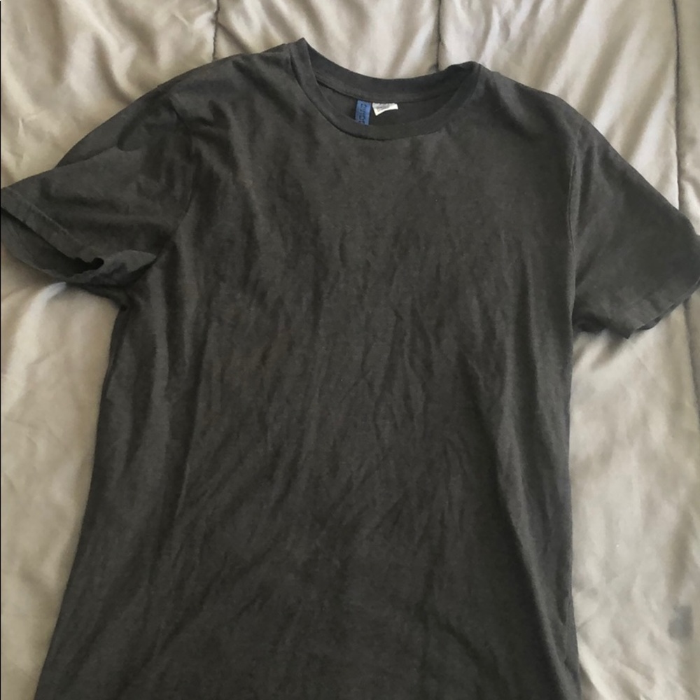 Charcoal grey slim fit t-shirt